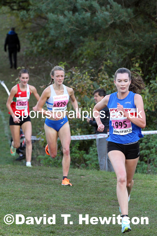 Senior womens 2021 National Cross Country Relays, Berry Hill Park, Mansfield. Photo: David T. Hewitson/Sports for All Pics